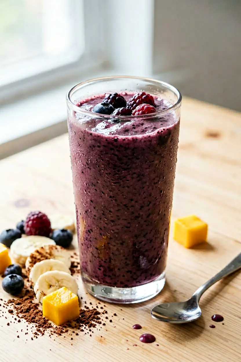 chocolate acai smoothie