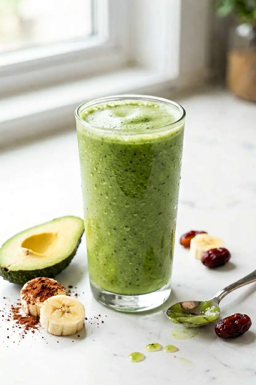 chocolate avocado smoothie