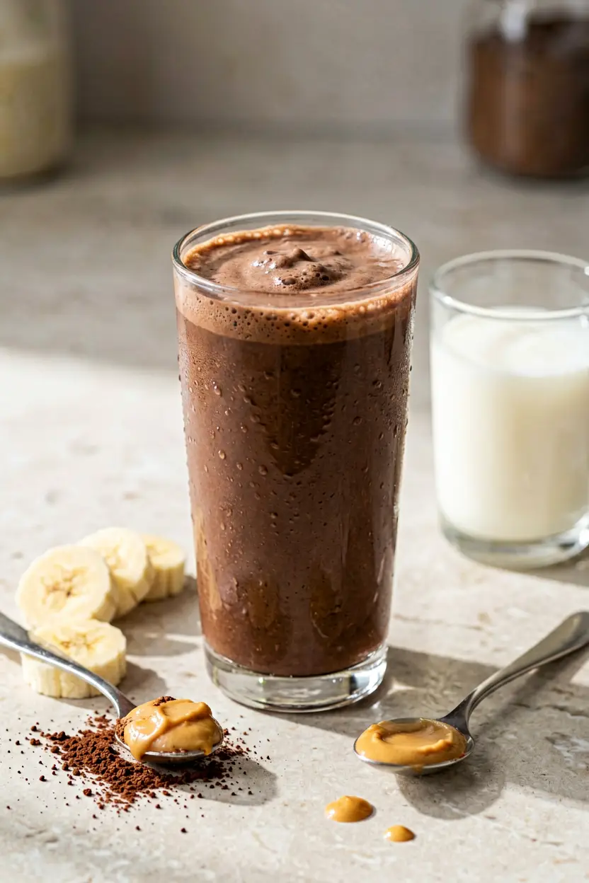 chocolate peanut butter smoothie