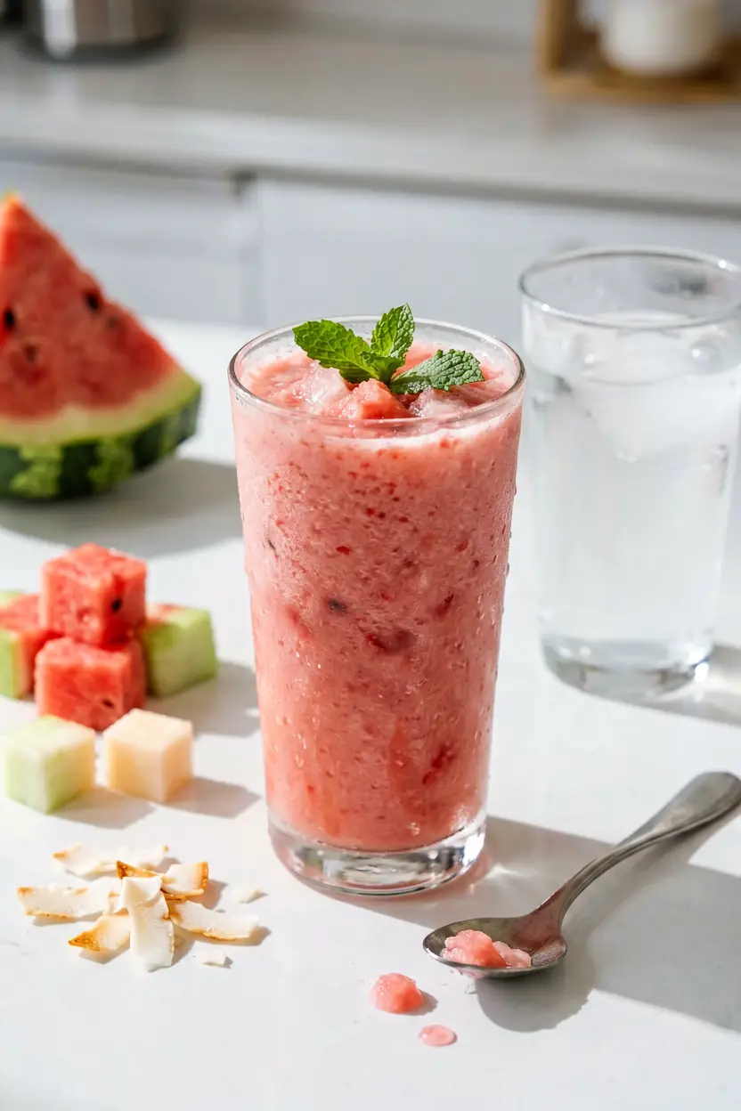 classic watermelon mint smoothie