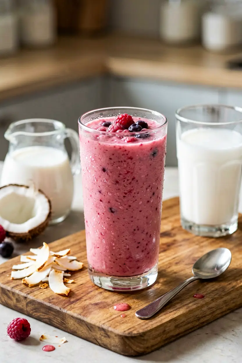coconut berry smoothie