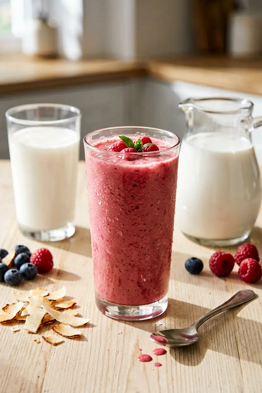 coconut fruit smoothie