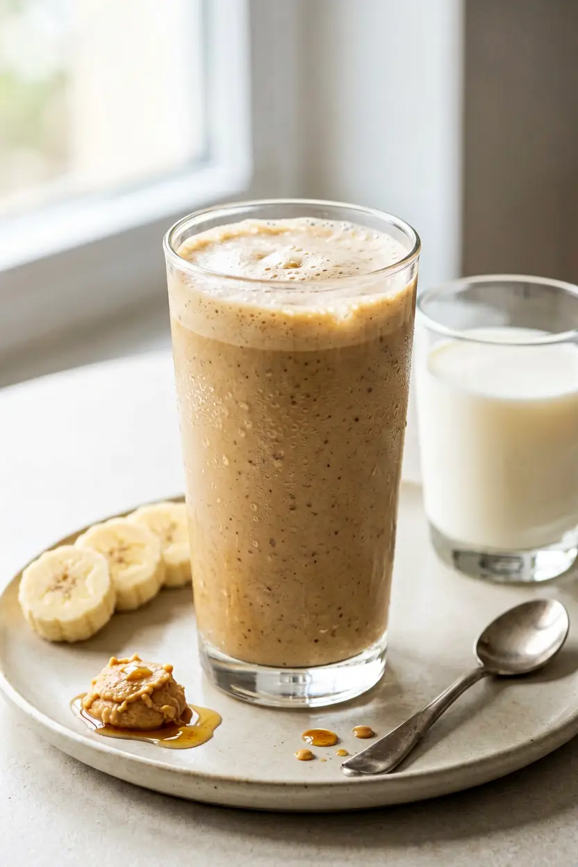 coffee peanut butter banana smoothie