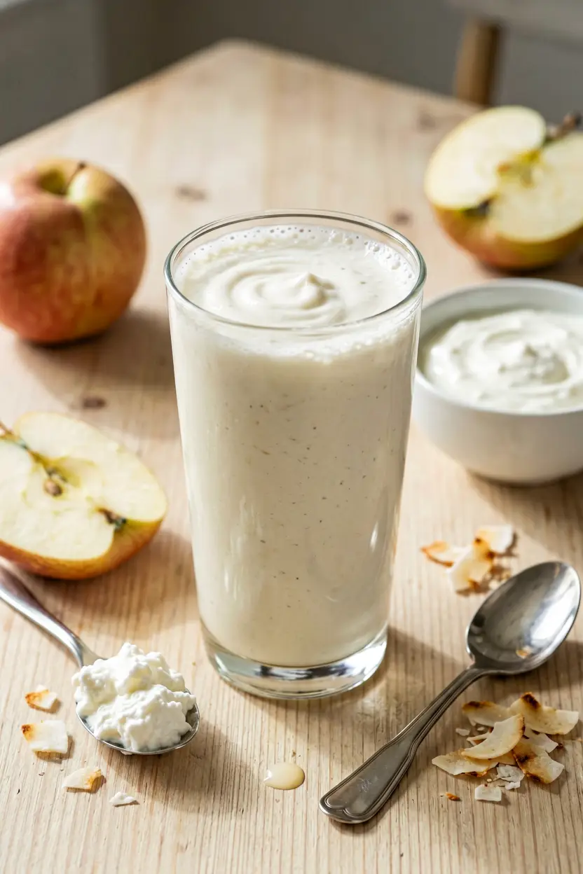 creamy apple smoothie