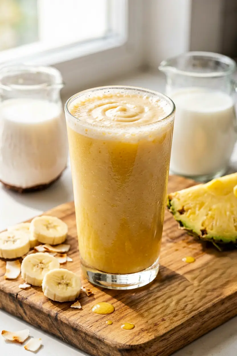 creamy coconut smoothie