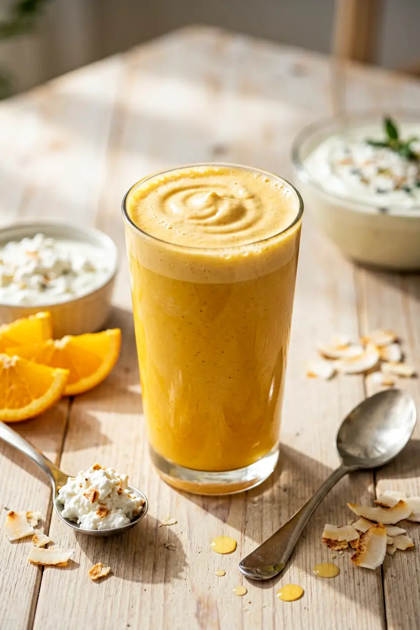 creamy orange julius smoothie