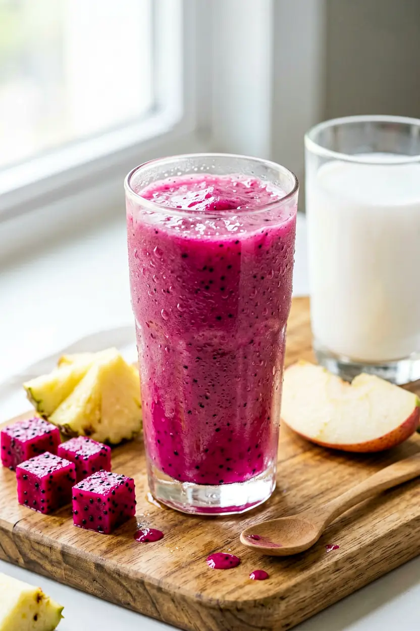 dragon fruit pineapple smoothie