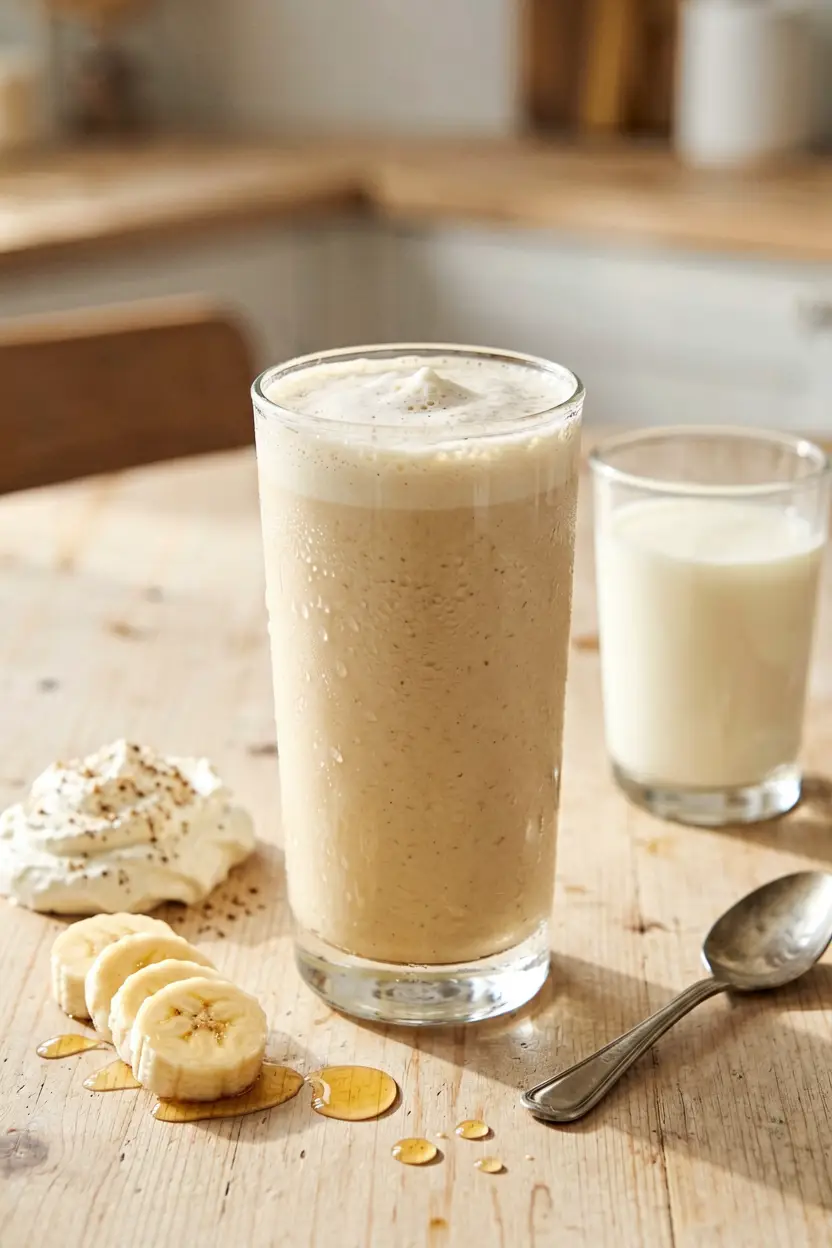 easy yogurt banana smoothie