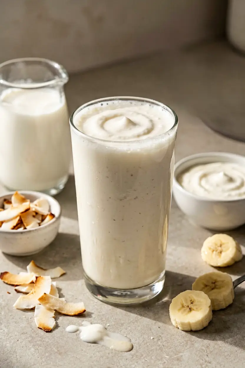 extra-creamy coconut smoothie