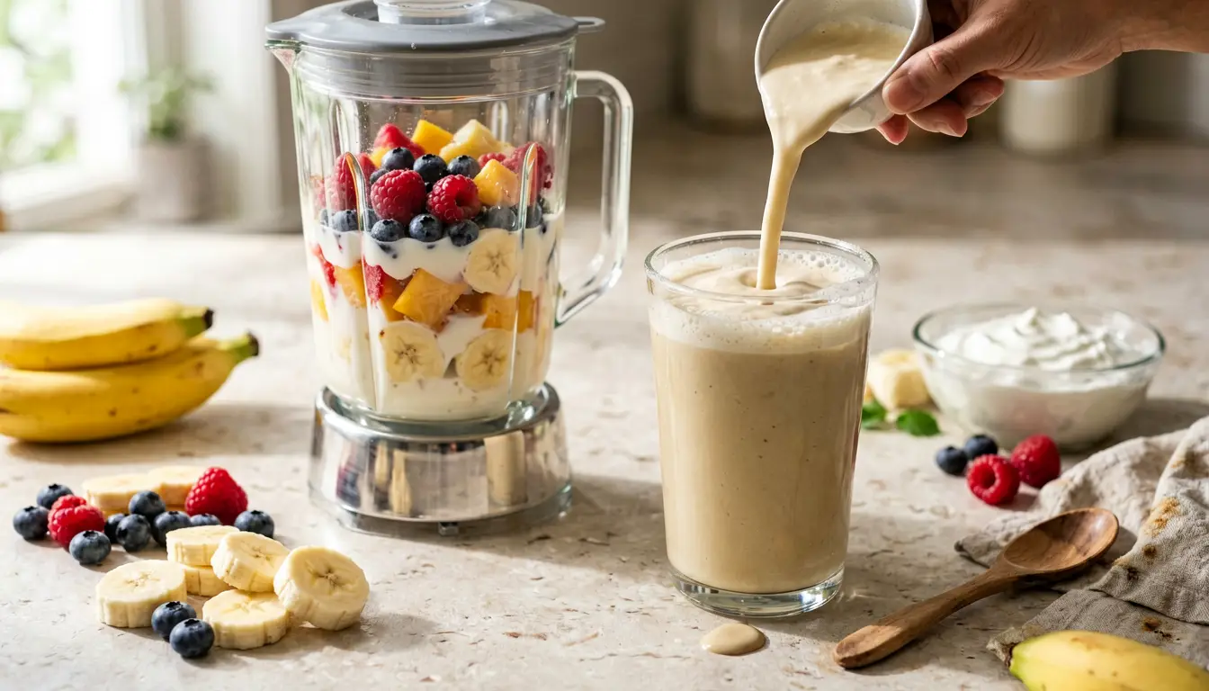 frozen banana smoothie