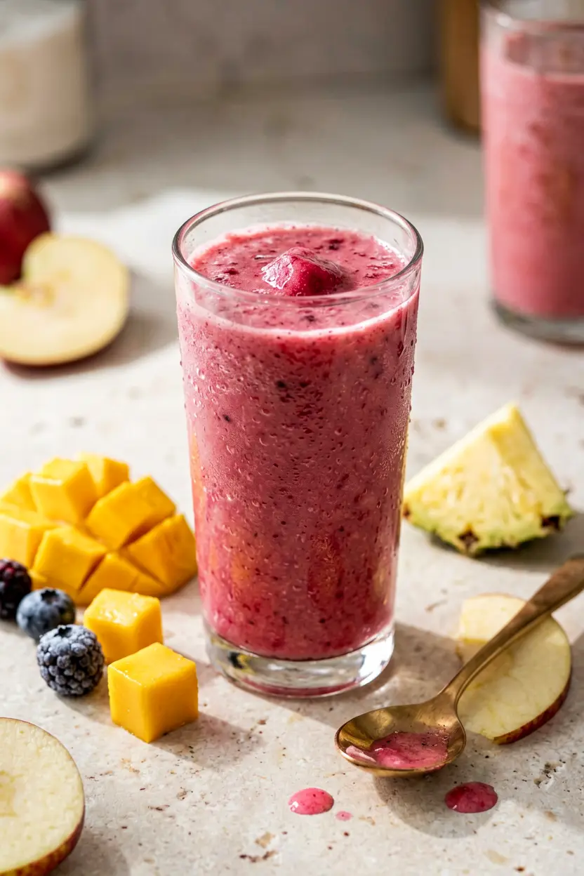 frozen fruit summer smoothie