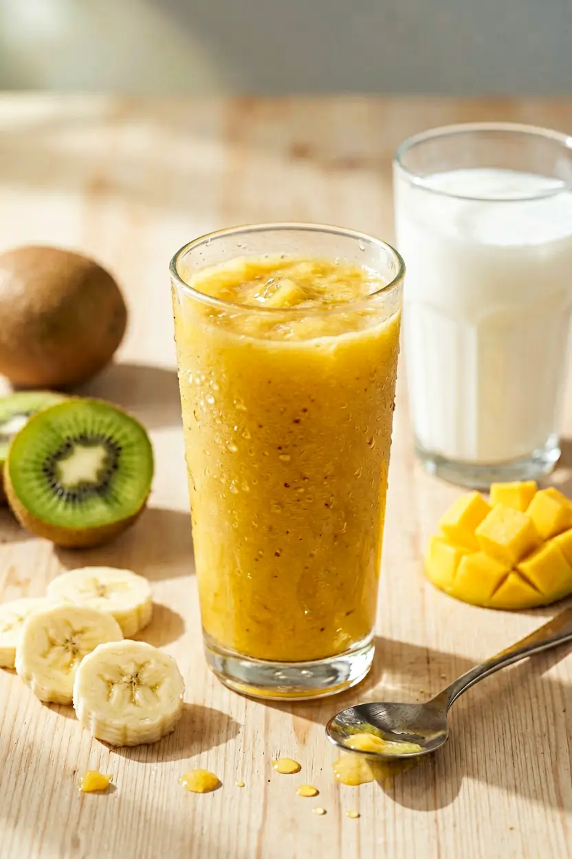 gold kiwi vs green kiwi smoothie