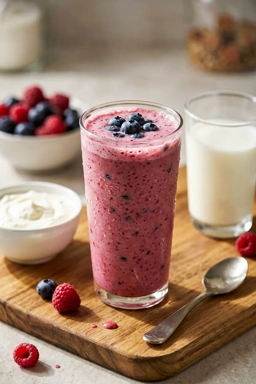 greek yogurt berry smoothie