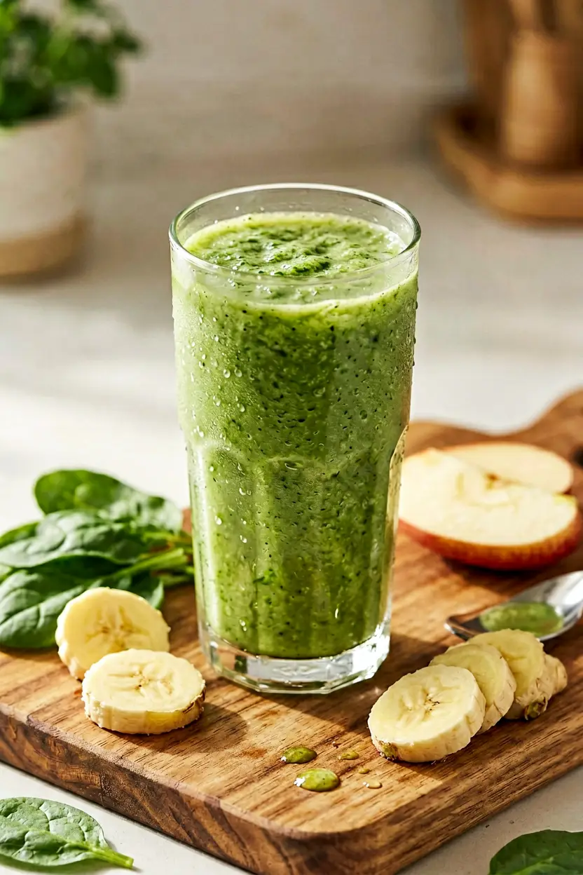 green ginger organic smoothie