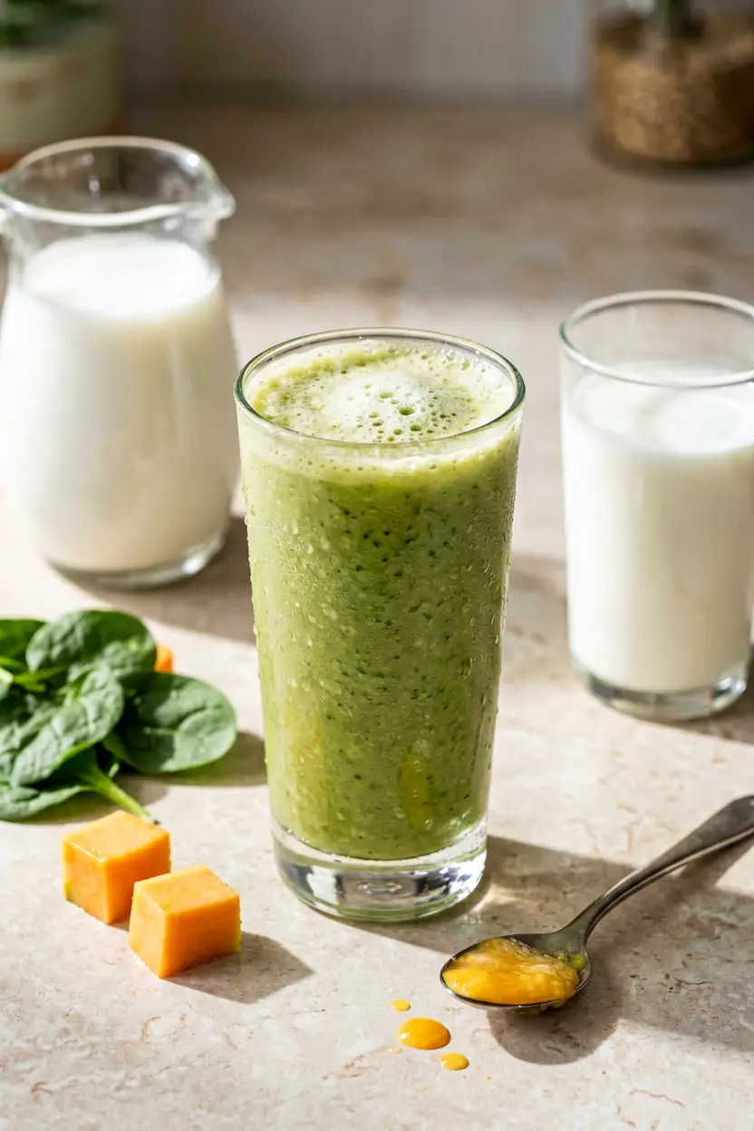 green pawpaw smoothie