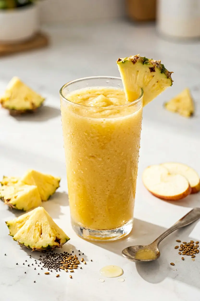 healthy pineapple smoothie