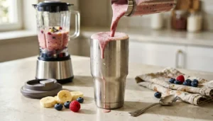 how to bring a smoothie to work