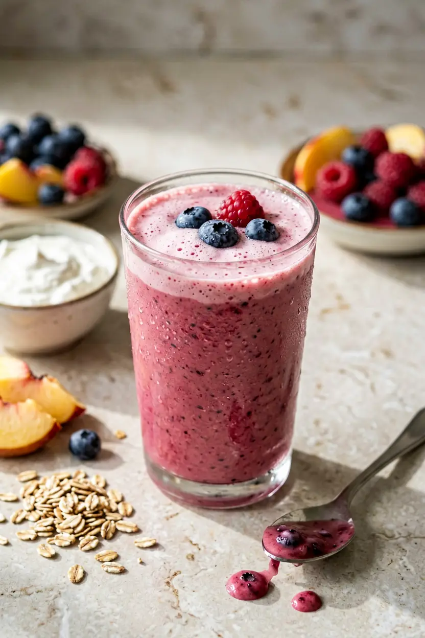 make-ahead breakfast yogurt smoothie