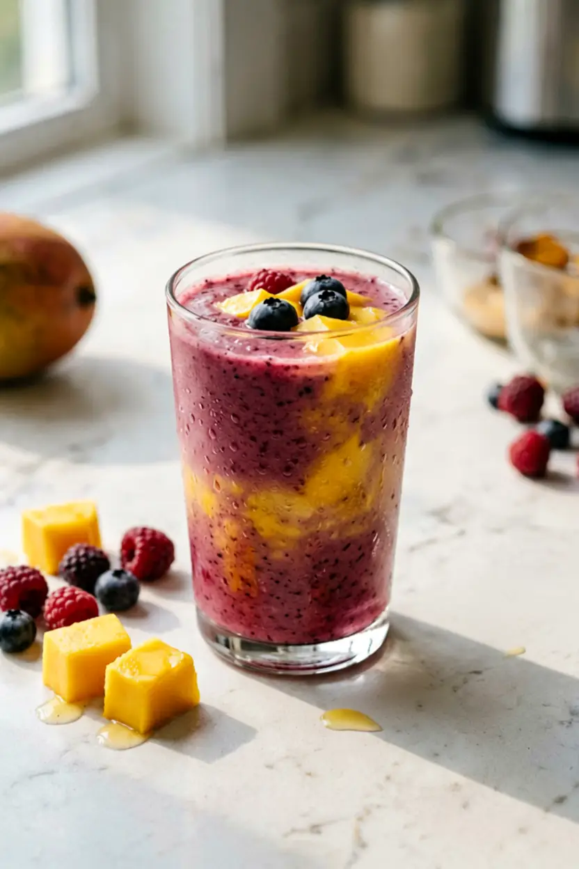 mango berry smoothie