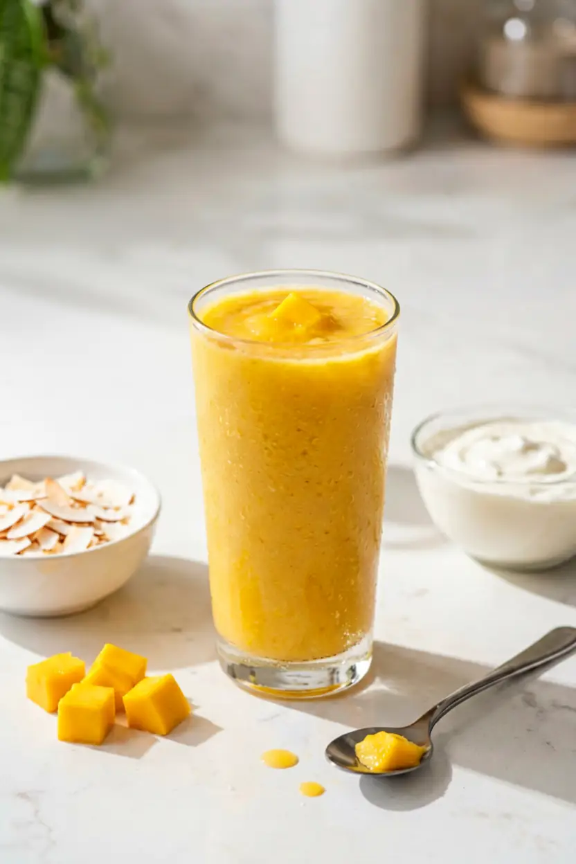 mango coconut smoothie