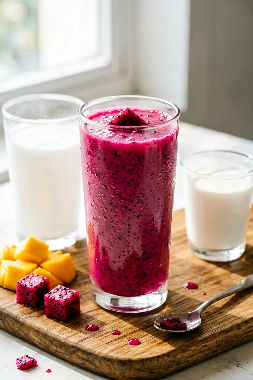 mango dragon fruit smoothie