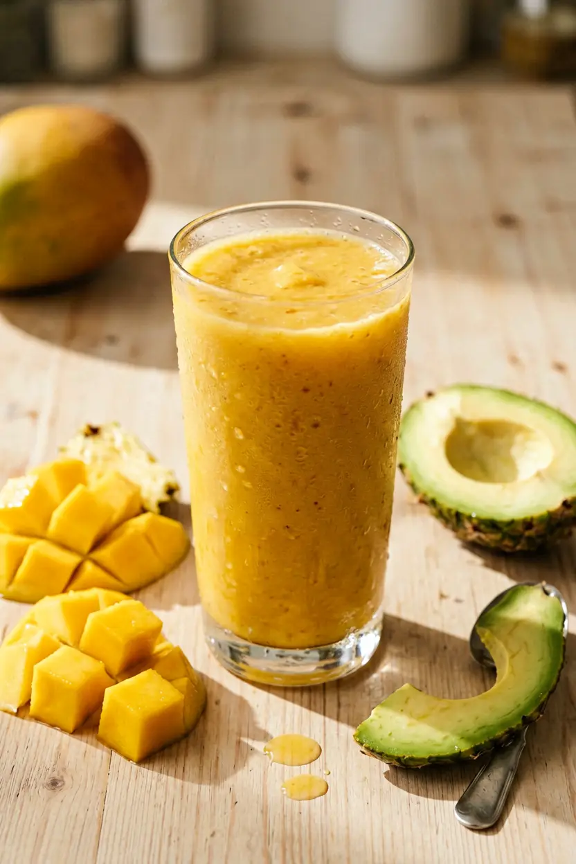 mango pineapple avocado smoothie