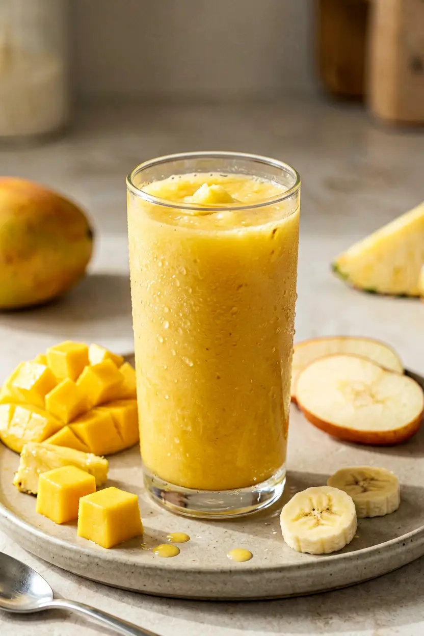 mango pineapple banana smoothie