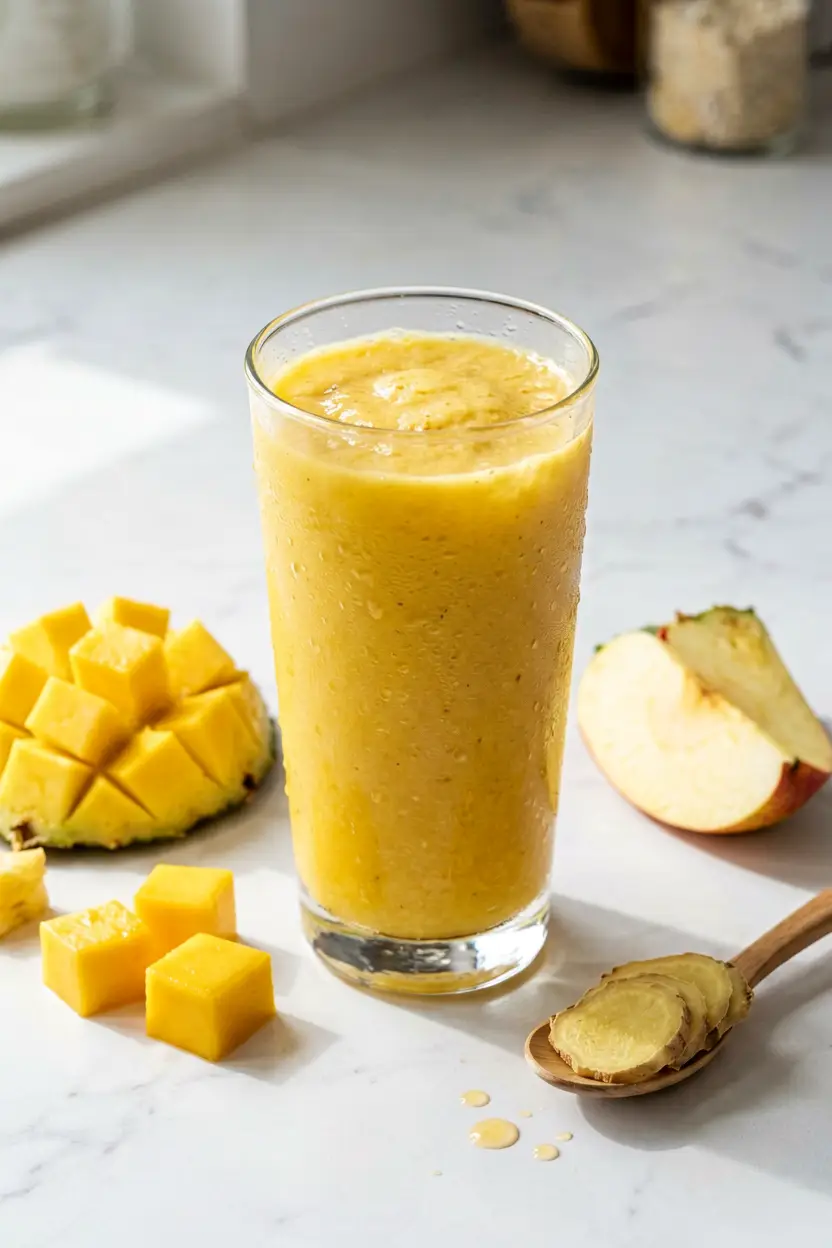 mango pineapple ginger smoothie