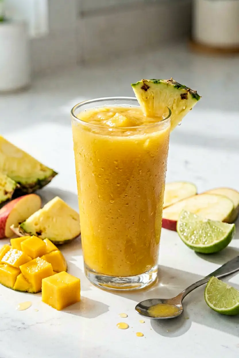 mango pineapple lime smoothie