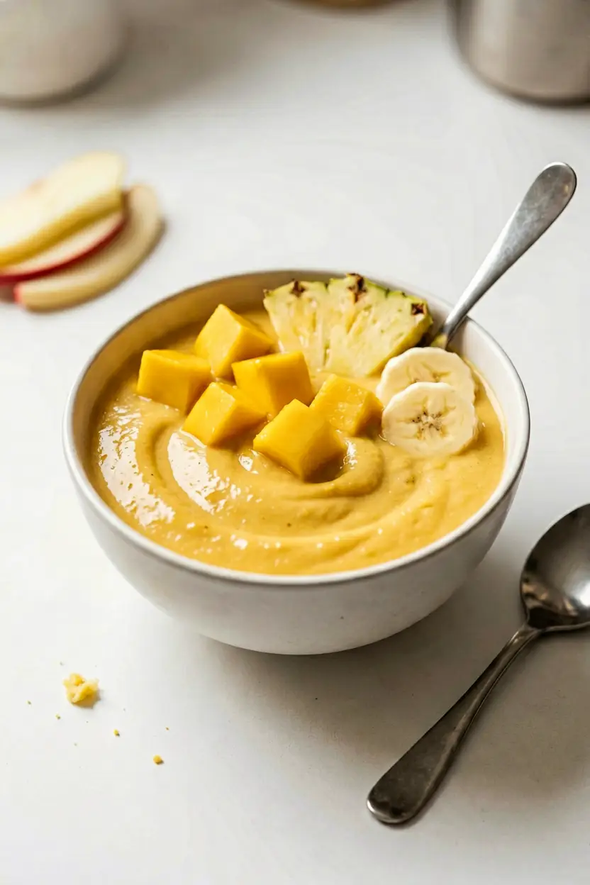 mango pineapple smoothie bowl