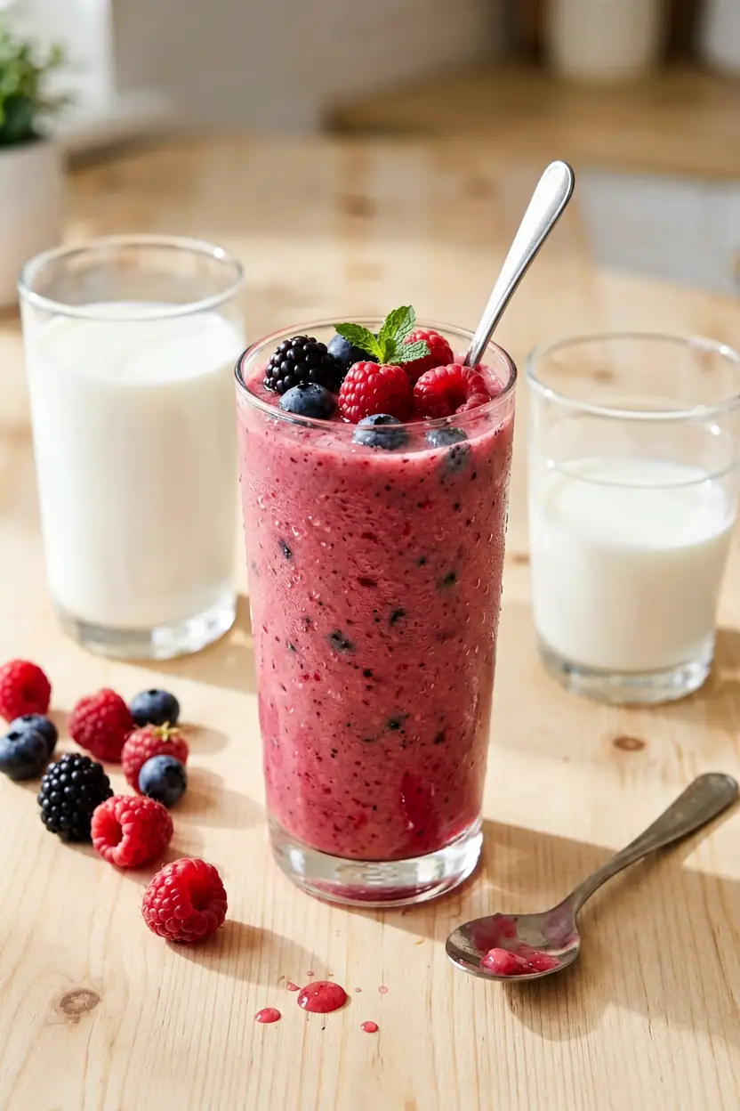 mixed berry smoothie