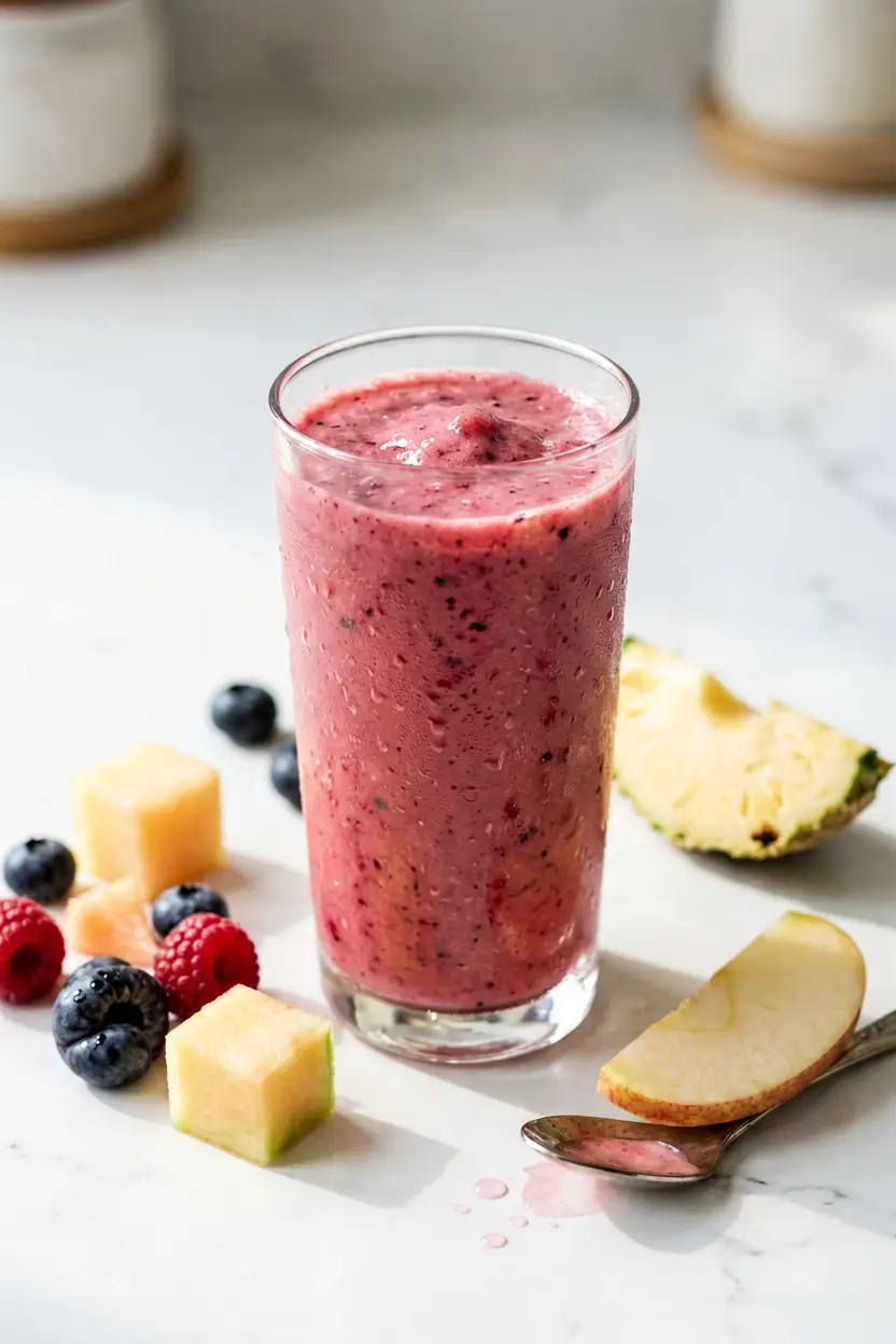 mixed melon fruit smoothie