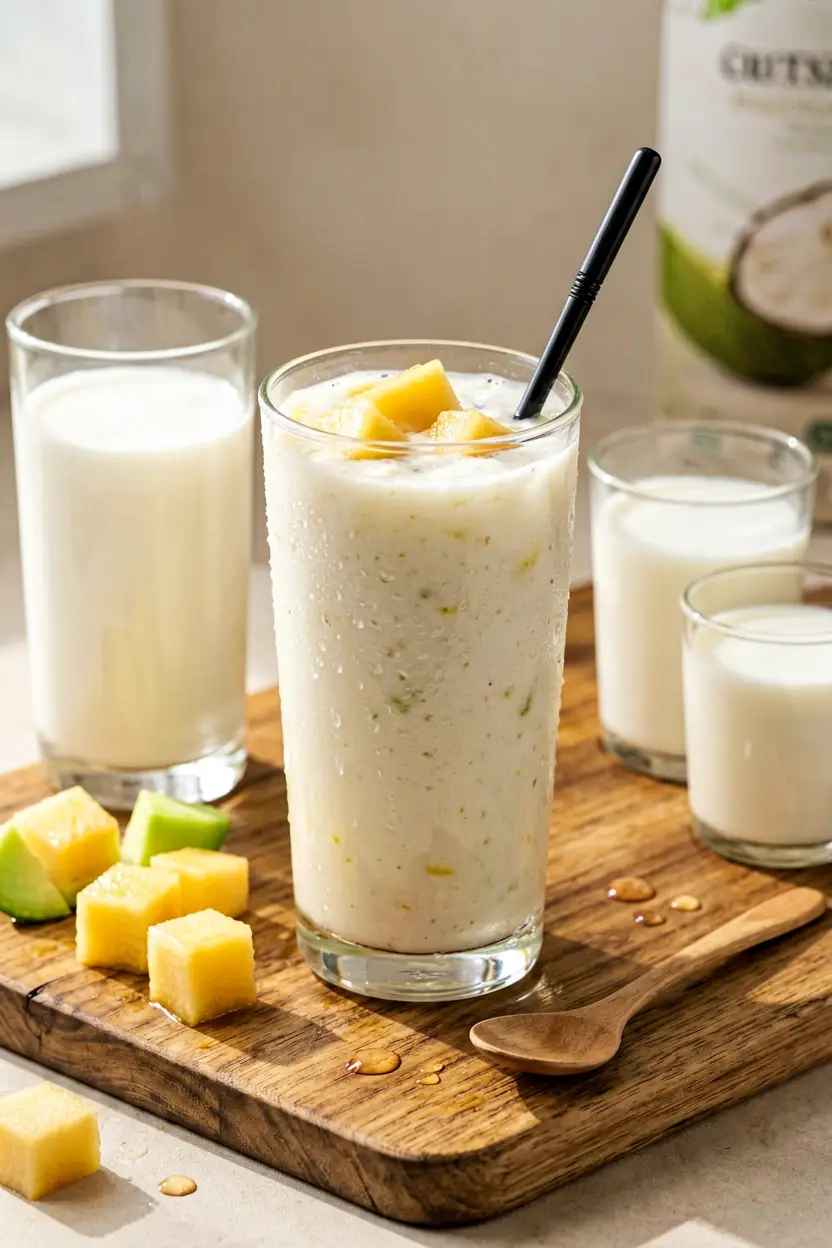 mixed melon smoothie