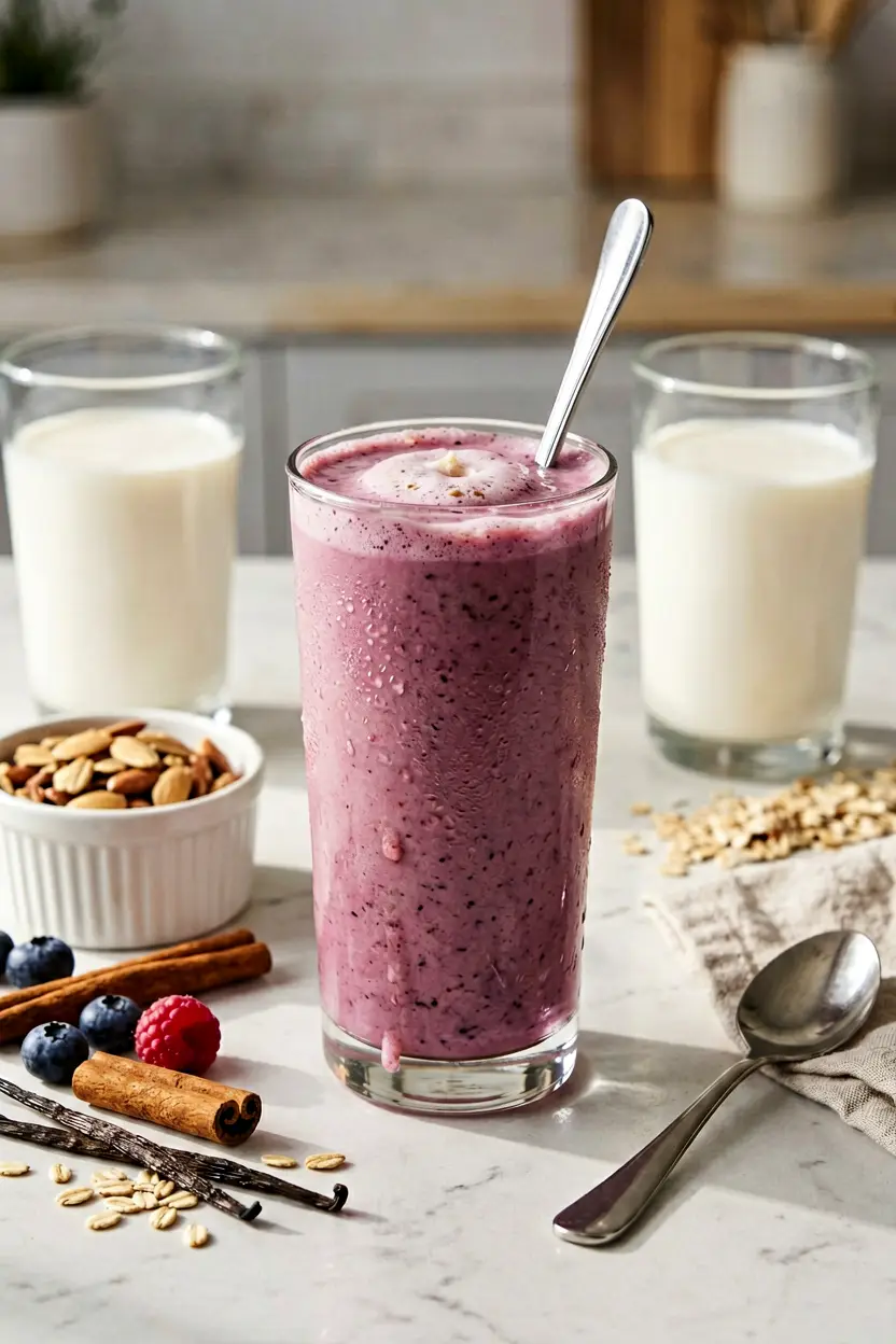oatmeal almond butter smoothie