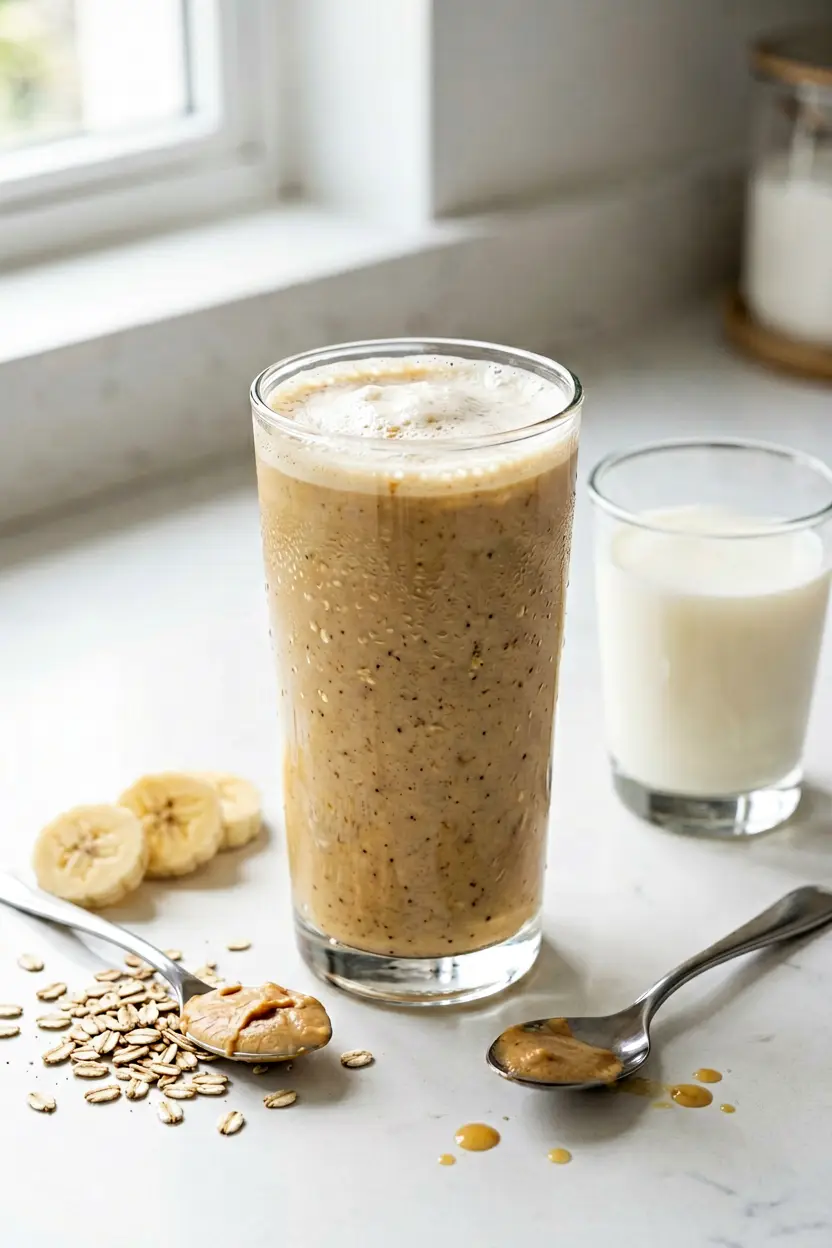 oatmeal peanut butter smoothie