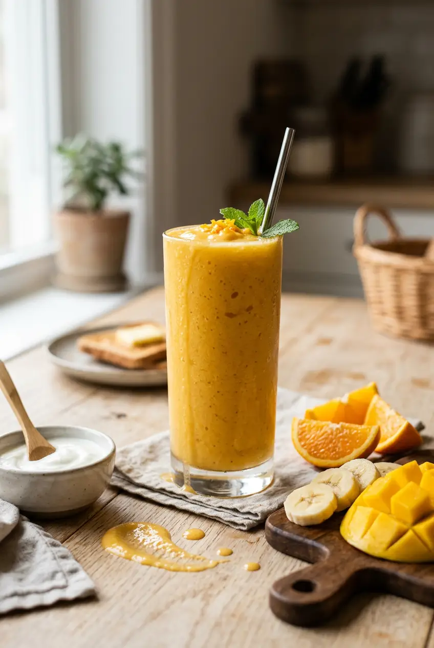 orange smoothie