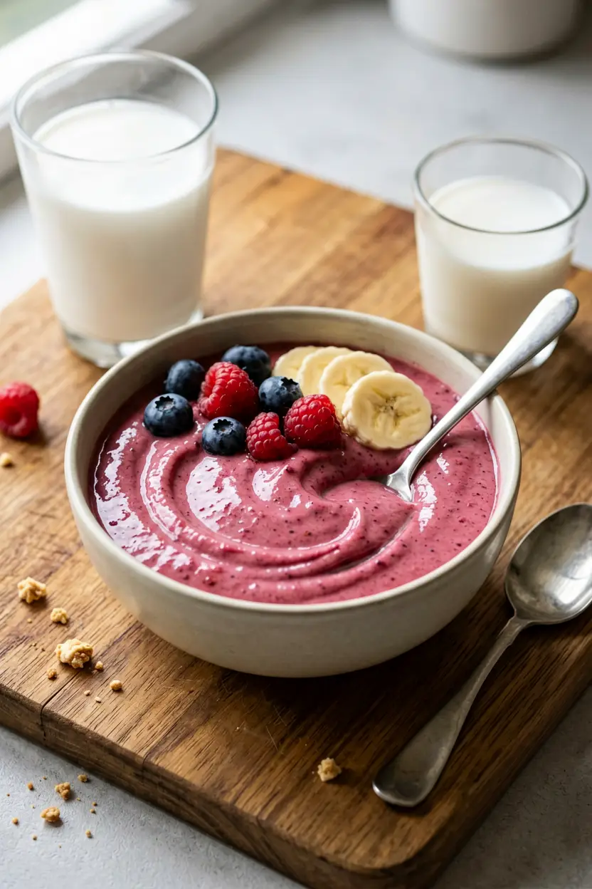 organic smoothie bowl