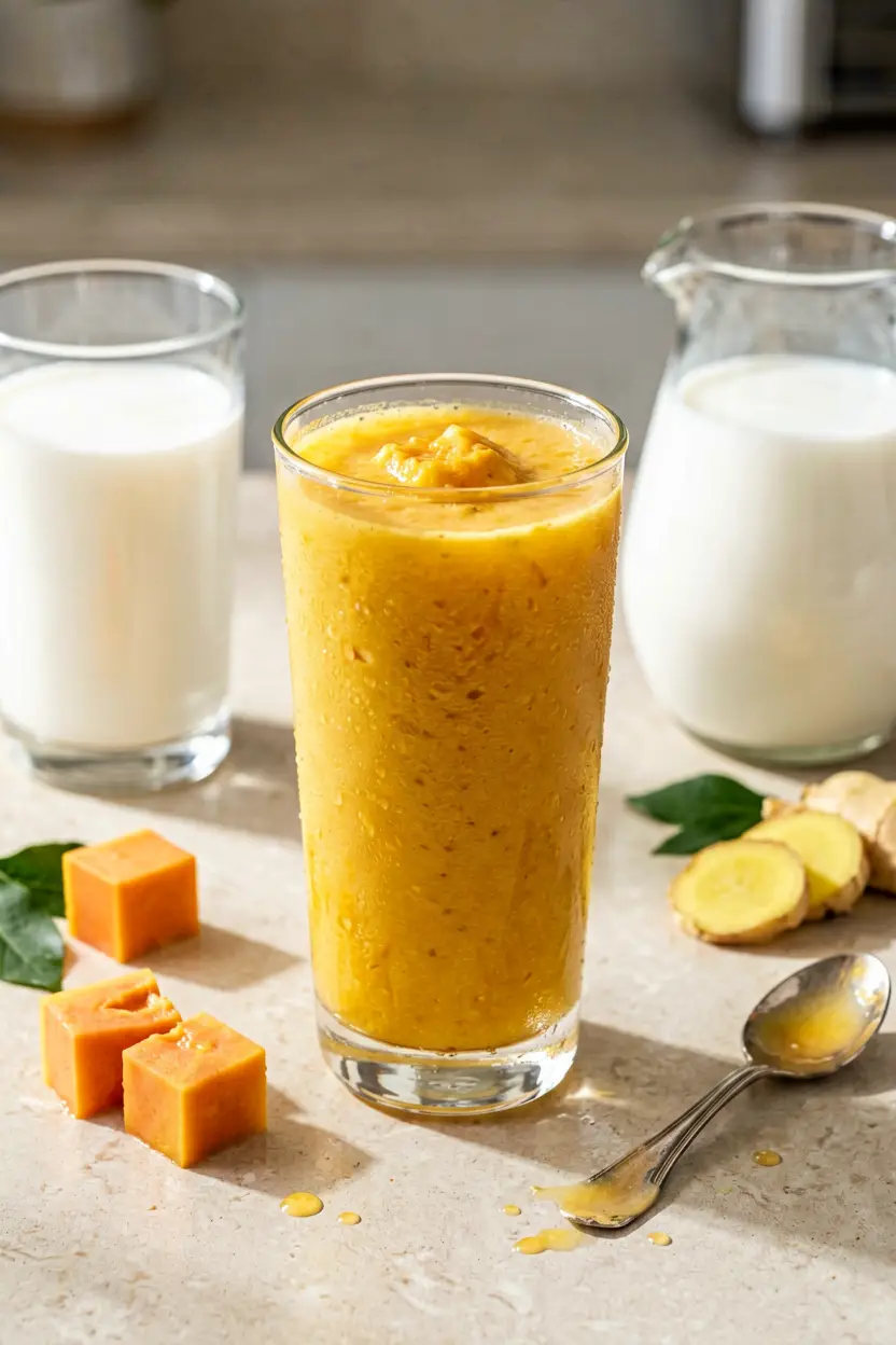 papaya ginger smoothie