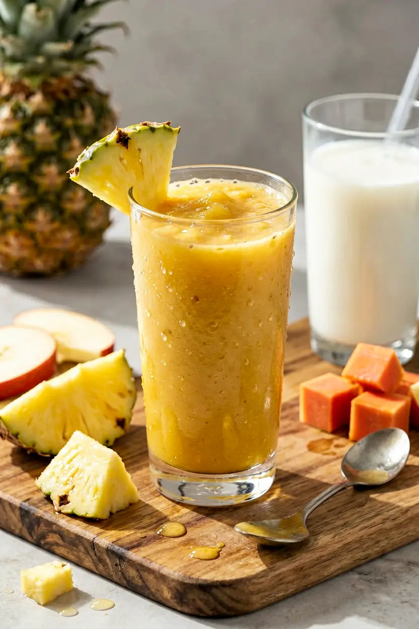 papaya pineapple smoothie