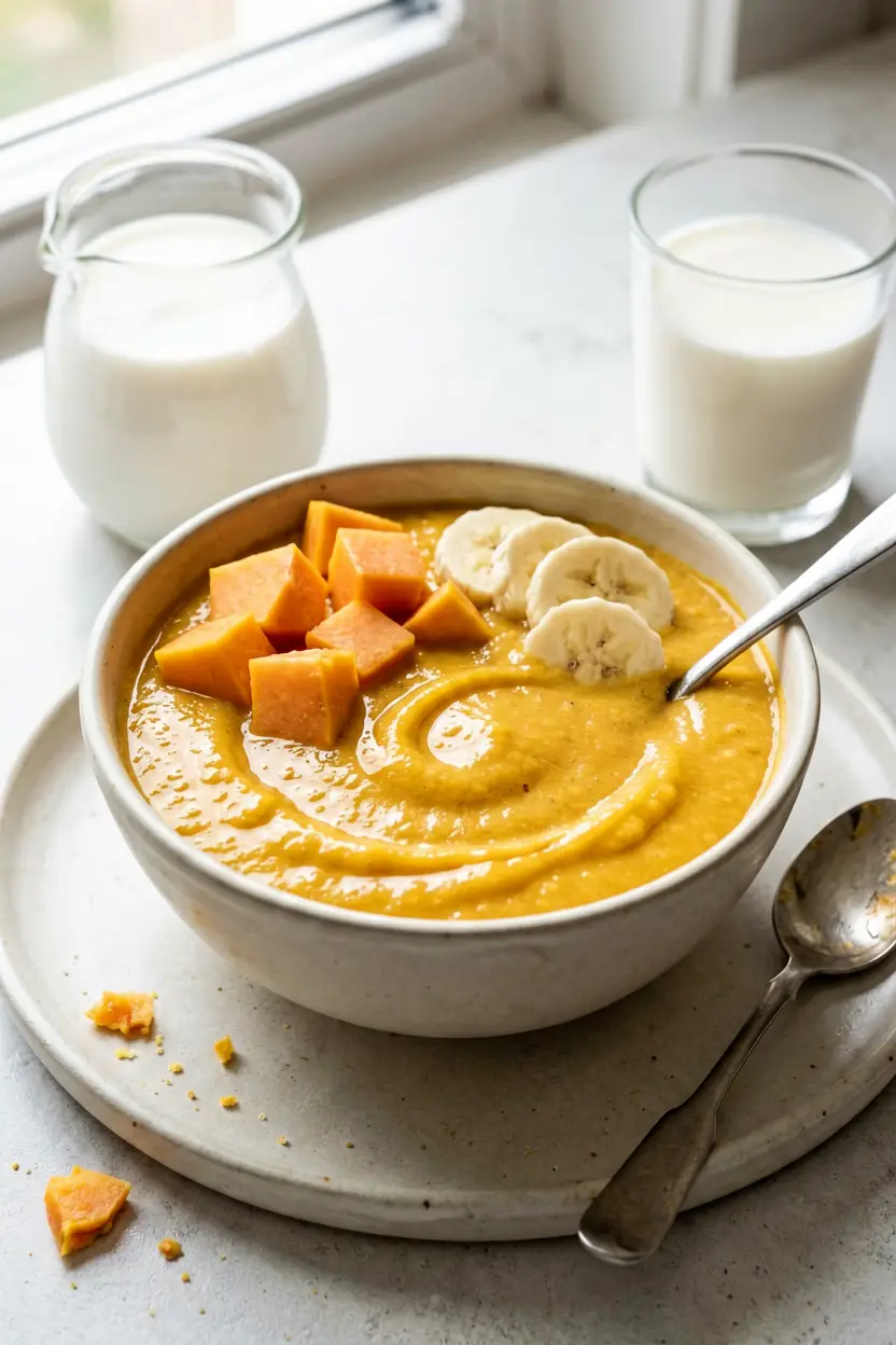 papaya smoothie bowl