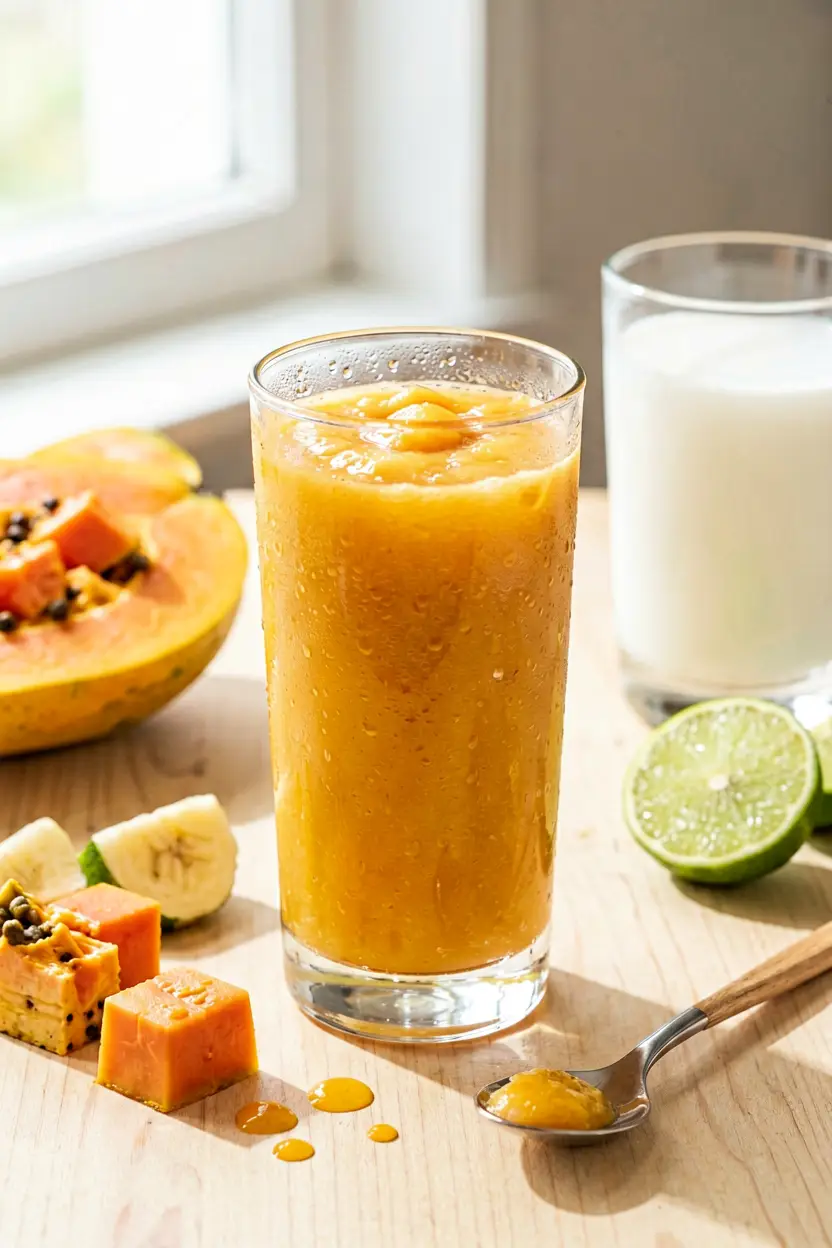 papaya smoothies
