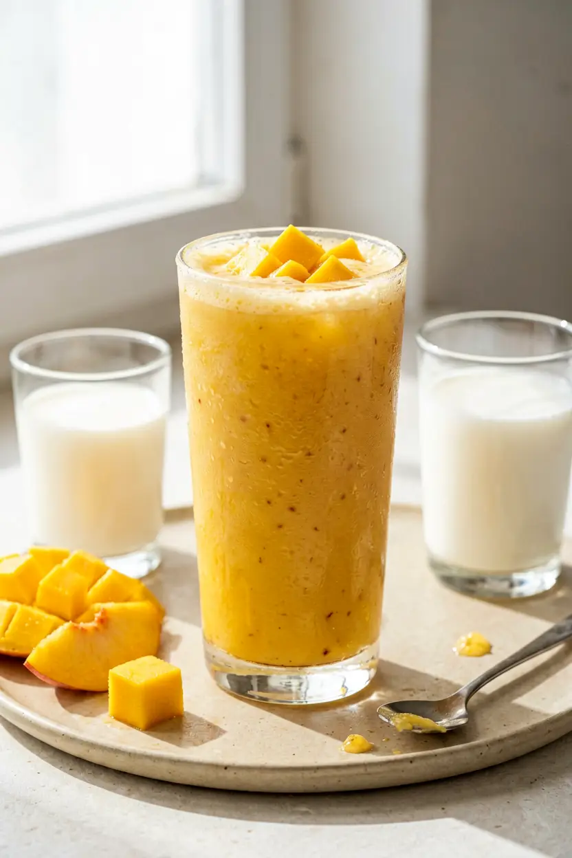 peach mango smoothie