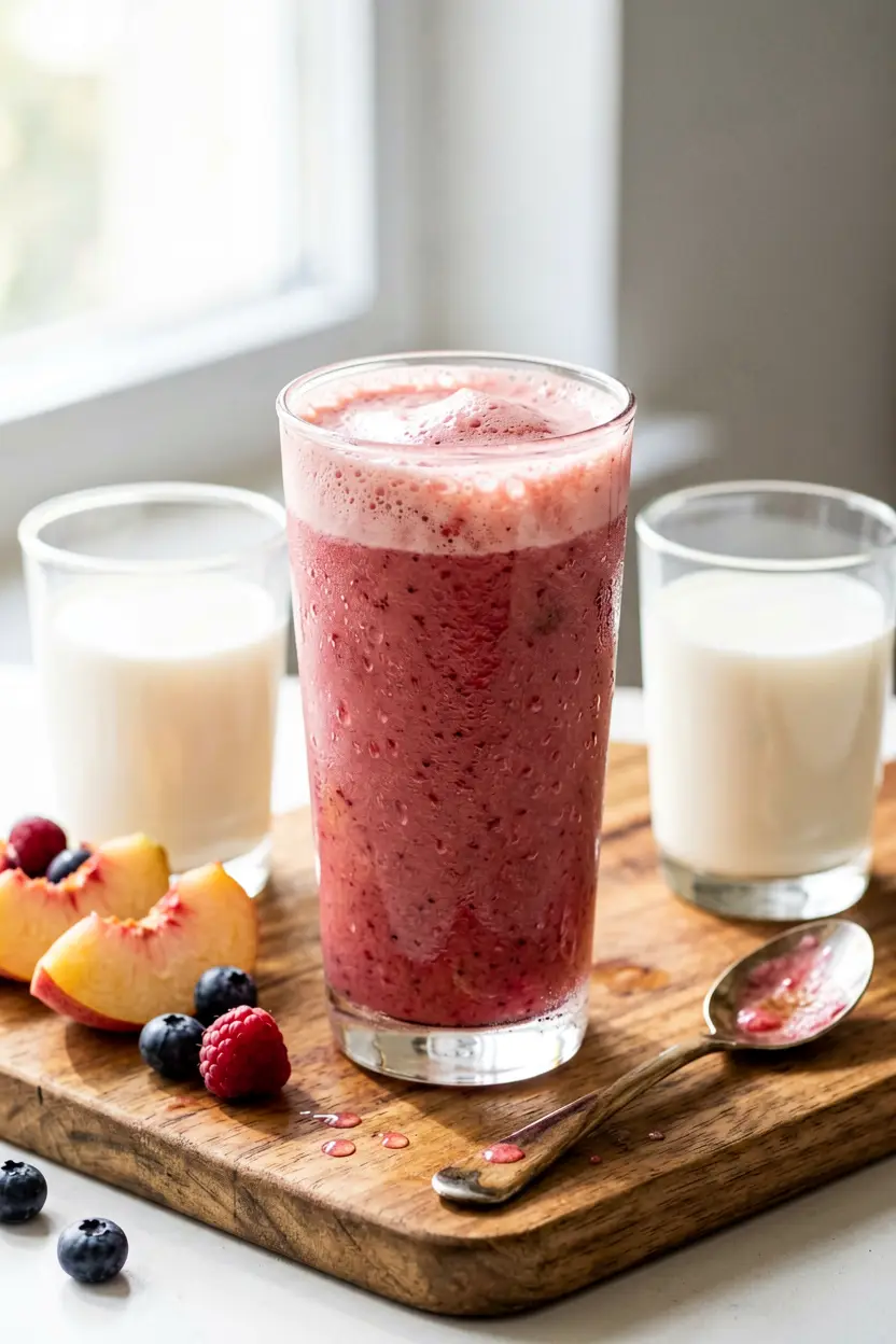 peach melba smoothie