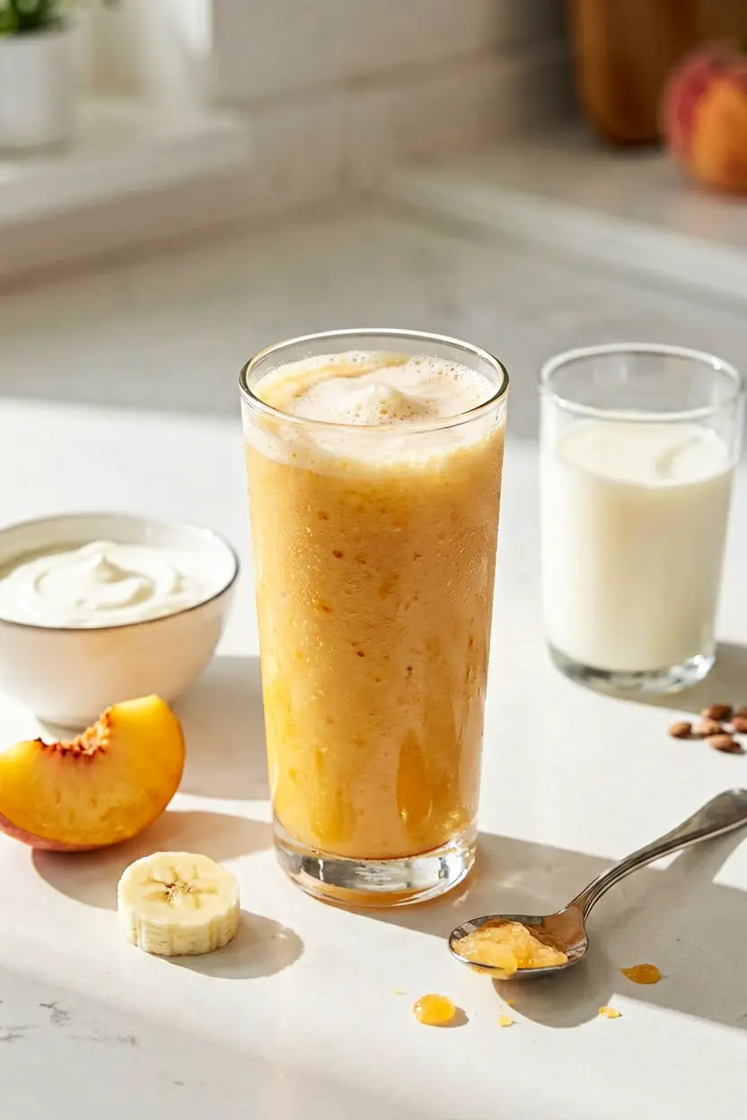 peach smoothie