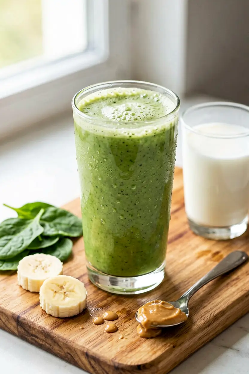 peanut butter green smoothie