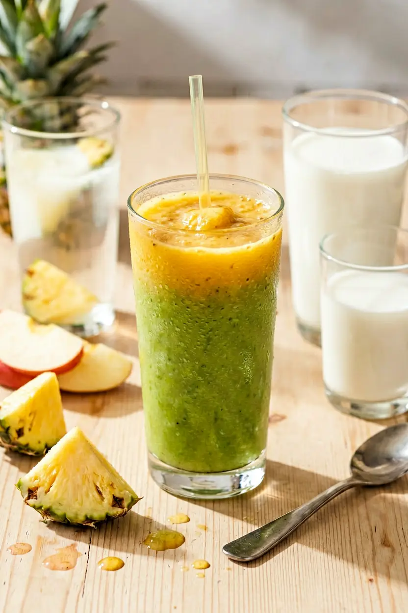pineapple green smoothie