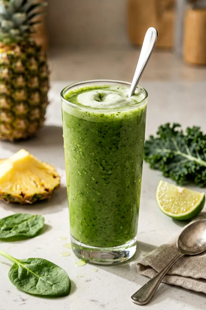pineapple kale smoothie