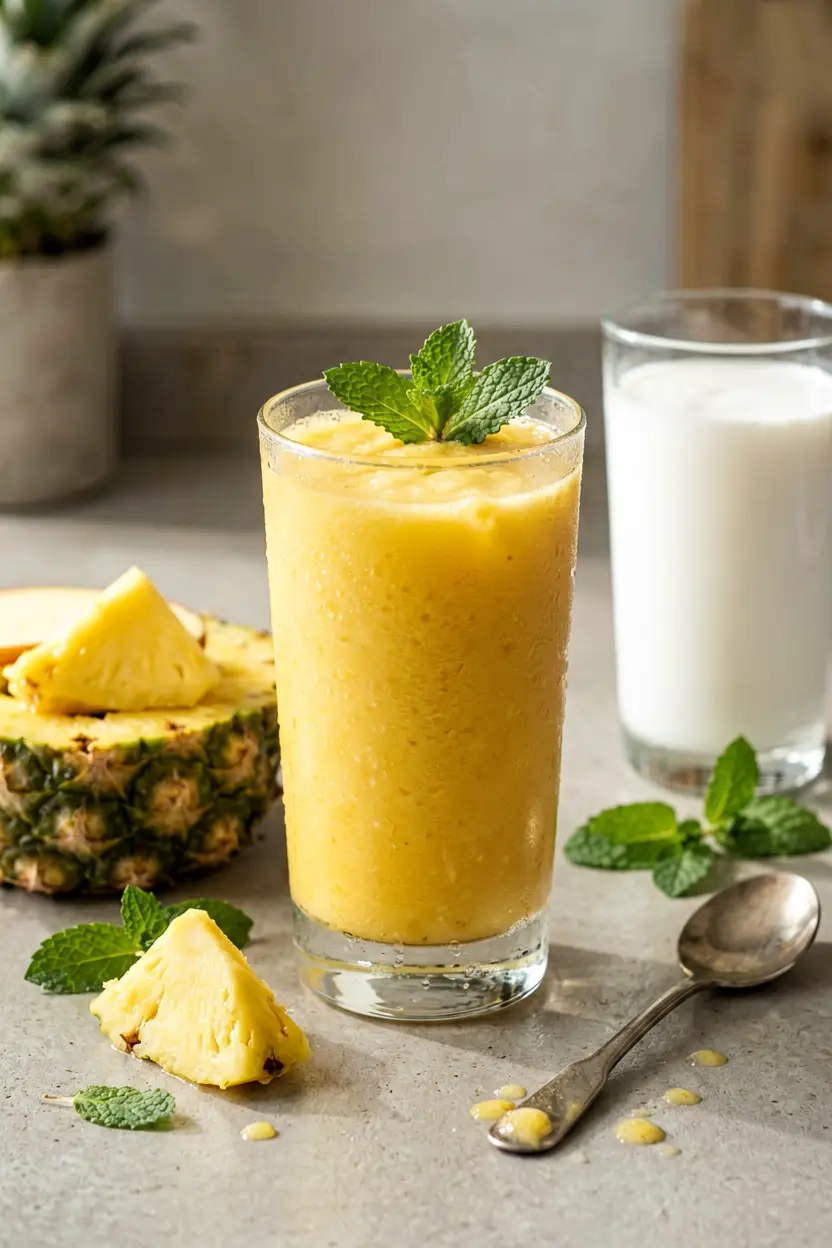pineapple mint smoothie