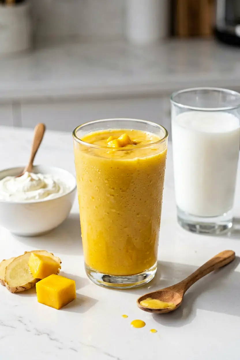 protein mango ginger smoothie