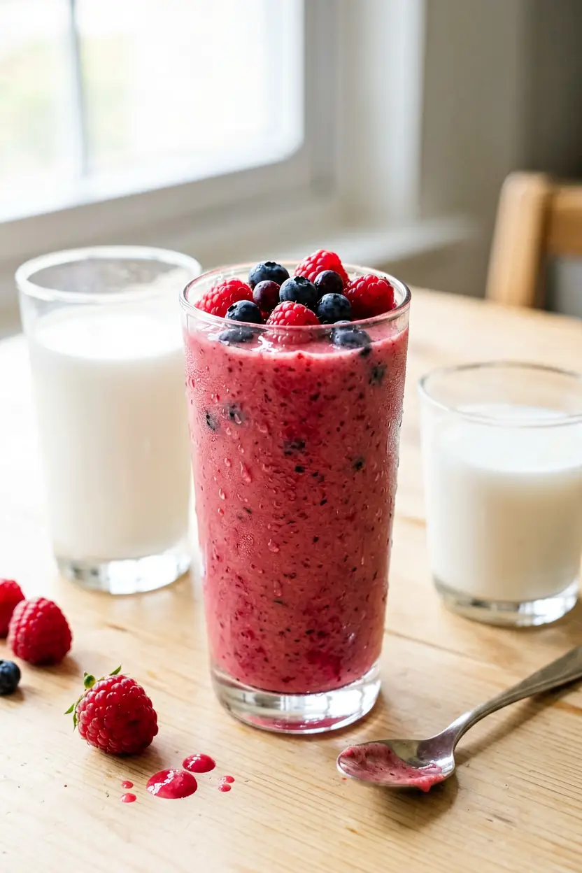 rainbow berry smoothie